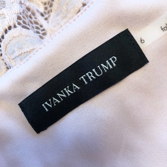 Pale Pink Floral Dress Size: 6 Ivanka Trump - Picture 11 of 13